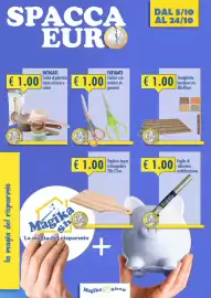 Volantino Magika Shop Pagina 8: Tovaglietta bamboo €1,00, Fatigati colini di plastica €1,00