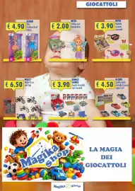 Volantino Magika Shop Pagina 9: Globo Spidko auto metallo €4,50, Globo Olly Fashion doll fatina €4,90
