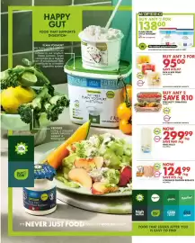 Woolworths catalogue Page 3: Plain Greek Style Yoghurt €138,00, Pick & Mix Fruit €95,00