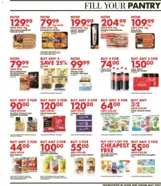 Woolworths catalogue Page 5: Assorted Pretzels €64,00, Nestlé Mini Bags Assorted €120,00