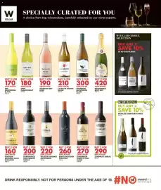 Woolworths catalogue Page 7: Fairview Roaming Goat Red Blend €160,00, Steenberg Sauvignon Blanc €300,00