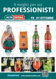 Volantino Altasfera Pagina 1: Prosciutto Crudo disossato €8,99, Beck's birra vetro €0,92