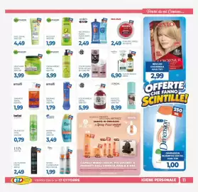 Volantino GeD Shopping Pagina 11: SOS Color & Go Color 10min €4,99, Head & Shoulders Derma Shampoo €3,49