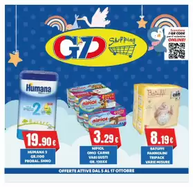 Volantino GeD Shopping Pagina 15: Batuffi pannolini €8,19, Humana Probalance 2 €19,90