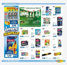 Volantino GeD Shopping Pagina 4: Vileda H2PRO sistema flat mop €39,99, Vileda H2PRO Extra flat mop €4,99