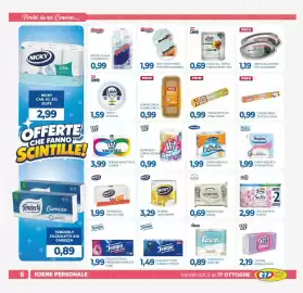 Volantino GeD Shopping Pagina 6: Fazzoletti Tempo €1,49, Carta fritti Frio €0,99