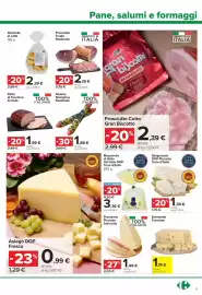 Volantino Carrefour Express Pagina 3: Gorgonzola DOP Piccante Terre d'Italia €1,39, Provolone Piccante Auricchio €1,49