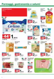 Volantino Carrefour Express Pagina 4: Carrefour Bio Piadina alla farina integrale €2,25, Pasta Sfoglia Rotonda €1,19