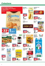 Volantino Carrefour Express Pagina 6: Granfetta Delverde €0,99, Confette rigoni bio gusti assortiti €3,59