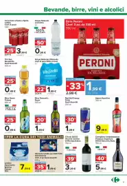 Volantino Carrefour Express Pagina 9: Coca-Cola Lattine €3,99, Red Bull Energy Drink Gusti Assortiti €1,09