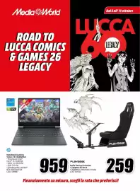 Volantino MediaWorld settimana 41 Pagina 1: Media World ROAD TO LUCCA COMICS & GAMES 26 LEGACY Dal 5 all' 11 ottobre LUCCA