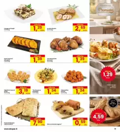 Volantino Eurospar Pagina 11: Involtini di pollo €2,69, Lasagne ai Funghi €1,29