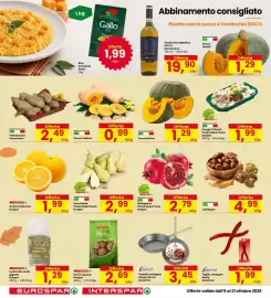 Volantino Eurospar Pagina 12: Noci in guscio Despar €2,69, Pere Abate Passo Dopo Passo Despar €2,99