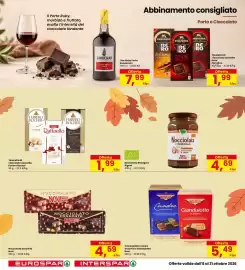 Volantino Eurospar Pagina 14: Cioccolatini Cuadro assortiti o Gianduiotto Novi €5,49, Nocciolato assortito Novi €4,59