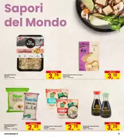 Volantino Eurospar Pagina 17: Noodles Ramen o Udon classici Suzi Wan €2,79, Salsa di Soia gusti assortiti Kikkoman €3,29