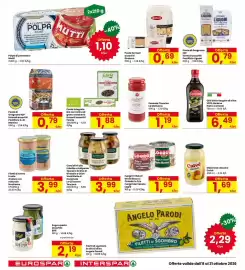 Volantino Eurospar Pagina 22: Carciofini alle Erbette o Antipasto Toscano Le Conserve Toscane €3,99