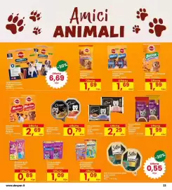 Volantino Eurospar Pagina 23: Paté per cane gusti assortiti Cesar €0,79, Cibo umido per cane gusti assortiti Cesar €2,29