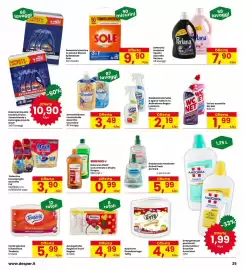 Volantino Eurospar Pagina 25: Detersivo Piatti Despar €0,99, Detersivo lavastoviglie assortito Pril €3,90