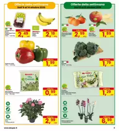 Volantino Eurospar Pagina 5: Insalata Gran Poker Passo Dopo Passo Despar €1,29, Peperone misto €1,99