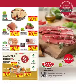 Volantino Eurospar Pagina 7: Polpette di pollo Cucina Express €2,30, Tagliata di petto di pollo Le Tenere €4,20