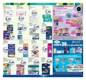 Volantino Acqua & Sapone Pagina 12: Lines Specialist Pannoloni Sagomati Super Maxi €4,99, Chilly Salviette Intime €1,79