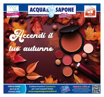 Volantino Acqua & Sapone (valido fino al 18-10)