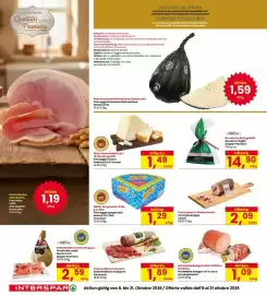 Volantino Interspar Pagina 10: Milder Gorgonzola-Käse g.U. Gim €1,29, Käse Grana Padano g.U. €1,49