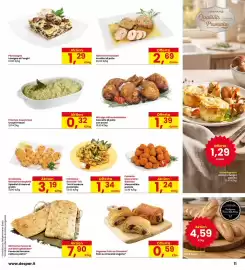 Volantino Interspar Pagina 11: Hähnchenrouladen Involtini di pollo €2,69, Pilzlasagne Lasagne ai Funghi €1,29