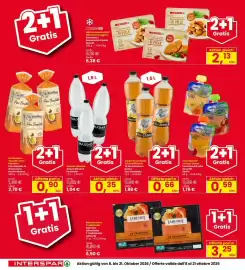 Volantino Interspar Pagina 2: Despar Bocconcini di pollo €2,13, Zuckerfreier Eistee Zitrone/Pfirsich €0,66