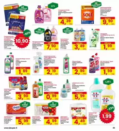 Volantino Interspar Pagina 25: Detersivo lavatrice liquido assortito Perlana €7,90