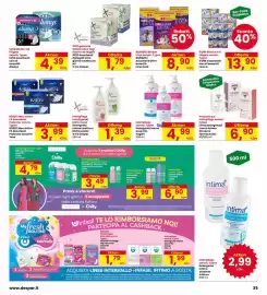 Volantino Interspar Pagina 35: Detergente Intimo Lenitivo o Rinfrescante X me Despar €1,39