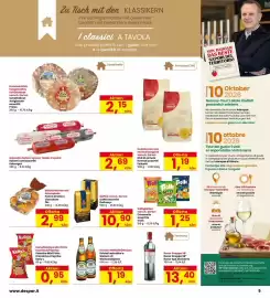 Volantino Interspar Pagina 9: Süßigkeiten versch. Sorten Caramelle assortite Trollli €1,25, Caffè assortito Dallmayr €10,90