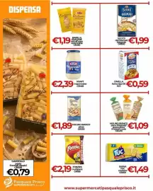 Volantino Supermercati Pasquale Prisco Pagina 2: Mulino Bianco pinsa €1,89, Scotti riso basmati integrale €1,99