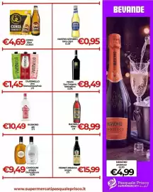 Volantino Supermercati Pasquale Prisco Pagina 7: Peroni Nastro Azzurro birra capri €0,95, Fernet-Branca amaro €15,99