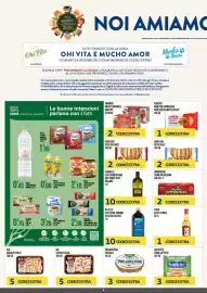 Volantino Euroesse Pagina 14: Aceto di mele Ponti €1,00, Roberto pane per hamburger maxi €1,00