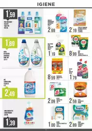 Volantino Euroesse Pagina 22: Alba Detersivo Lavatrice €1,89, Fabuloso ammorbidente concentrato €2,69
