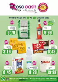 Volantino Rosa Cash Pagina 1: Smarties/Lion/KitKat classico e dark mono €0,43, Aperol €9,99