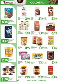 Volantino Rosa Cash Pagina 14: Nutkao crema spalmabile bicolore €2,29, Kimbo caffè macinato fresco €3,09