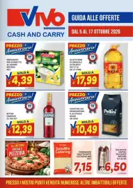 Volantino Vivo Supermercati Pagina 1: Caffè Pellini Espresso Bar N. 82 Vivace €10,49, Sorbetto al Limone Ristora €4,39