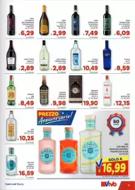 Volantino Vivo Supermercati Pagina 17: Brandy Vecchia Romagna €19,90, Gin Beefeater €12,15