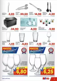 Volantino Vivo Supermercati Pagina 23: Box poliprop. gastro €24,90, Calici vetro executiv birra €6,80