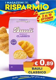 Volantino Magazzini del Risparmio Pagina 16: Bauli croissant classico €0,89