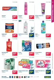 Makro leták Strana 15: Čisticí prostředek €33,90, Papírové kapesníky 2vrstvé €29,90
