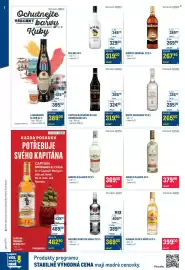 Makro leták Strana 2: CAPITAN BUCANERO ELIXIR DOMINICANO 34 % €319,90, BARCELÓ BLANCO 37,5 % €369,00