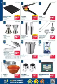 Makro leták Strana 20: KRÁJECÍ DESKA BAROVÁ S DRÁŽKOU €99,90, PAPÍROVÁ BRČKA KOKTEJLOVÁ €44,90