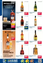 Makro leták Strana 8: Napoleon Ambassador 28 % €159,90, Metaxa 12* 40 % €624,00
