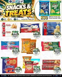 Take 'n Pay catalogue week 41 Page 11: Willards Crinkle Cut Chips Assorted €30,00, Bakers Royal Creams €46,99