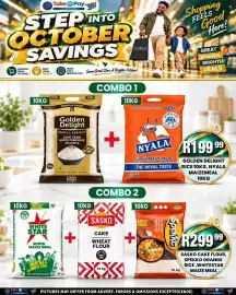 Take 'n Pay catalogue week 41 Page 26: Spekko Orange Rice €299,99, Golden Delight Rice 10KG, Nyala Maizemeal 10KG €199,99