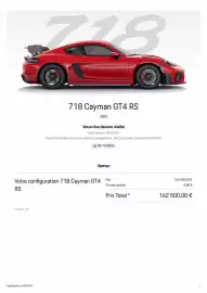 Catalogue Porsche page 1