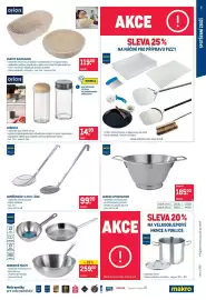 Makro leták Strana 7: CEDNÍK S PODSTAVCEM €185,00, NEREZOVÉ PÁNVE €259,00